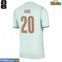 Frankreich Desire Doue #20 Auswärtstrikot EM 2024 Kurzarm